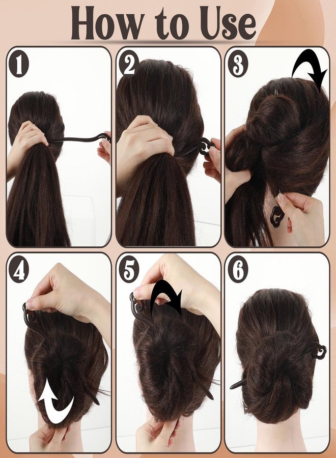 Tyqour 9PCS Wooden Hair Sticks for Women, Vintage Chinese Chopstick Japanese Hair Chopsticks for Bun Maker Hairpins for Long Hairs Sticks for Handmade Buns Hairs Forks Accessories Hanfu Pins for Girls - Image 4